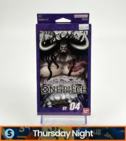 ONE PIECE TCG ANIMAL KINGDOM PIRATES KAIDO ST 04 STARTER DECK SEALED - Image 1