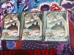 One Piece - Marshall D. Teach L op09-081 Leader Alternate Art Jp Lot*3 LI35 - Image 1