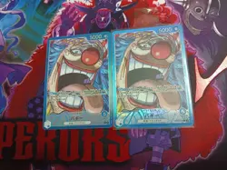 One Piece - Buggy L op09-042 (Leader Alternate Art, Japanese Edition) Lot*2 LI35 - Image 1