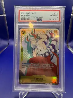 One Piece TCG English Yamato 2023 Gift Collection ST09 #012 PSA 10 - Image 1