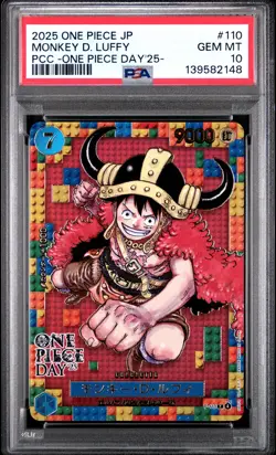 2025 ONE PIECE JPN PREMIUM COLLECTION ONE PIECE DAY'25 MONKEY D. LUFFY PSA 10 - Image 1
