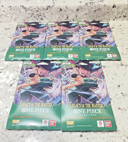 Sleeved Booster Pack - One Piece TCG OP12 Legacy Of The Master Sealed- Lot Of 5 - Image 4