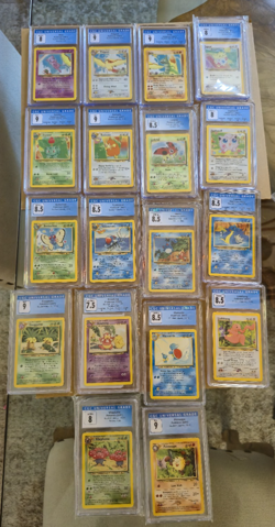 CGC 7.5-9 COMPLETE SET 2001 POKEMON SOUTHERN ISLANDS PROMO w/ MEW (blue label) - Image 1