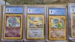 CGC 7.5-9 COMPLETE SET 2001 POKEMON SOUTHERN ISLANDS PROMO w/ MEW (blue label) - Image 2