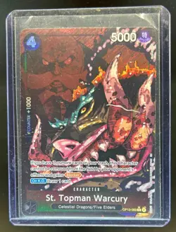 2025 One Piece Card Game: Carrying on His Will St. Topman Warcury #OP13-089 - Image 1