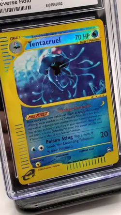 Tentacruel - Pokemon Aquapolis Reverse Holo 38/147, Near Mint+ (CGC 7.5) - Image 2