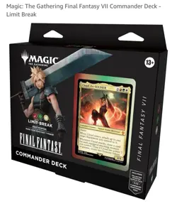 MTG FF Magic The Gathering Final Fantasy VII Commander Deck Cloud Limit Break - Image 2