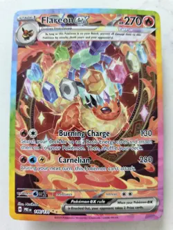 Flareon ex 146/131 Sv: Prismatic Evolutions Holo Pokemon Tcg Card Scarlet Violet - Image 1