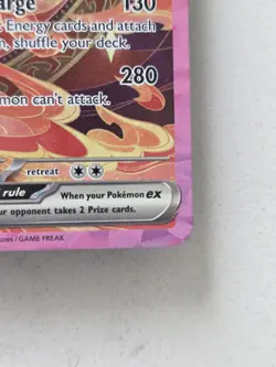Flareon ex 146/131 Sv: Prismatic Evolutions Holo Pokemon Tcg Card Scarlet Violet - Image 3