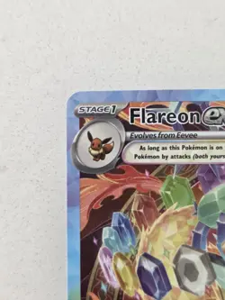 Flareon ex 146/131 Sv: Prismatic Evolutions Holo Pokemon Tcg Card Scarlet Violet - Image 4