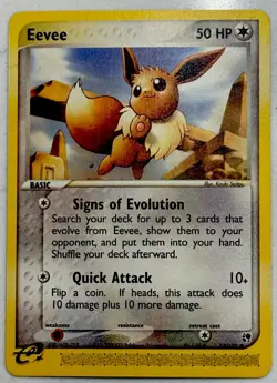 EEVEE 63/100 EX Sandstorm - Non Holo - Pokemon card - NM - Image 2