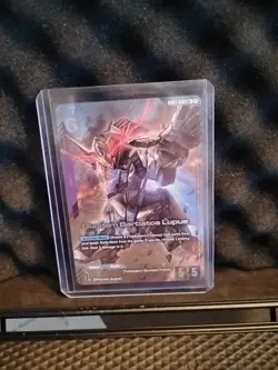 Bandai Gundam Barbatos Lupus GD03-050 LR Unit Card Gundam War TCG English - Image 1