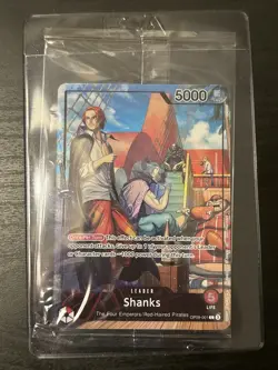 Sealed Shanks (2025 PSA Magazine Promo) OP09-001 One Piece Promotion Cards Foil - Image 1