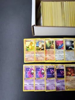 Huge Collection Bulk Lot of 600+ Pokemon Cards Mixed WOTC-XY Vintage HP-DAMAGED - Image 2