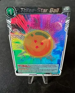 Three Star Ball P-101 Foil Dragon Ball Super Card Game NM - Image 1
