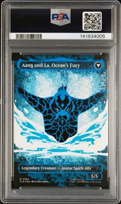 2025 MTG AVATAR TLA #0359 AANG AND LA, OCEAN'S FURY/AANG, SWIFT SAVIOR PSA 10 - Image 2