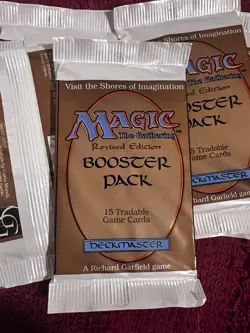Magic The Gathering REVISED EDITION New Sealed Booster Pack MTG - Image 2