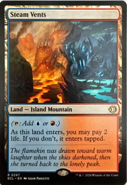 Steam Vents #0267 - Lorwyn Eclipsed - NM MTG - Image 1