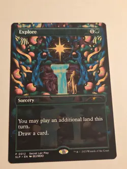 Explore X1 (Borderless Showcase) MTG SLP Secret Lair PROMO - Image 1