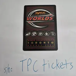 Tsabo's Web - Invasion - World Championship Deck 2001 - Magic MTG - NM - TCG $9 - Image 2