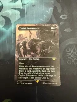Orcish Bowmasters - Borderless - Magic MTG 2023 Lord of the Rings NM - Image 1