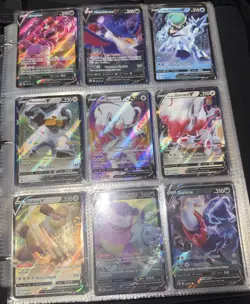 Pokemon Cards Lot Binder Vstar Vmax V Full Art Holos Rares - Image 3