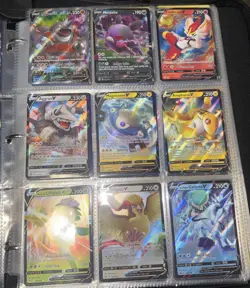 Pokemon Cards Lot Binder Vstar Vmax V Full Art Holos Rares - Image 5