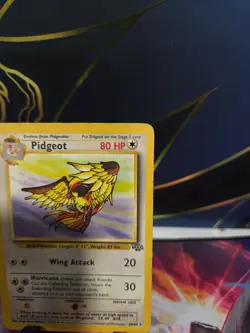 1999 Pokemon Jungle Pidgeot #24/64 MP #10 - Image 3