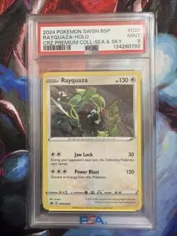 2024 Pokemon SWSH Promo Crown Zenith Premium Collection Rayquaza - Image 1