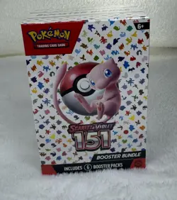 Pokemon TCG Scarlet and Violet 151 Booster Bundle Set - 290-85321 820650853210 - Image 1