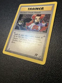 Rocket's Sneak Attack 72/82 Team Rocket Rare Pokemon Card In Mint Condition - Image 3