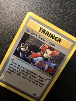 Rocket's Sneak Attack 72/82 Team Rocket Rare Pokemon Card In Mint Condition - Image 5