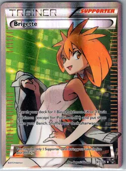 Brigette (Full Art) 161/162 XY - BREAKthrough - Pokemon Card - NM - Image 1