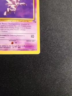 Pokemon Haunter (21) Rare Unlimited Fossil 21/62 NM-Mint! - Image 4