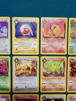 NM (Unlimited) COMPLETE Pokemon 2000 TEAM ROCKET 48-Card All UNCOMMON COMMON Set - Image 3