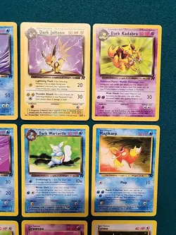NM (Unlimited) COMPLETE Pokemon 2000 TEAM ROCKET 48-Card All UNCOMMON COMMON Set - Image 5