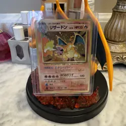 1999 TCG Pokemon Charizard Base Set Holo Rare Card No.006 Japanese Edition - Image 1