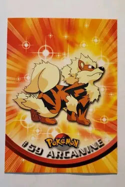 Arcanine #59 Topps Blue Logo TV Animation Edition 1999 Pokemon Card -MINT - Image 1