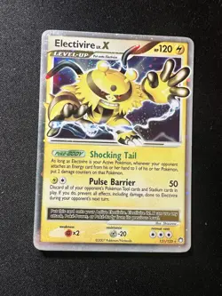 Pokemon TCG 2007 Mysterious Treasures Electivire Lv.X Holo 121/123 - Image 1