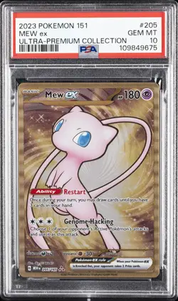 2023 POKEMON 151 ULTRA-PREMIUM COLLECTION #205 MEW EX PSA 10 - Image 1