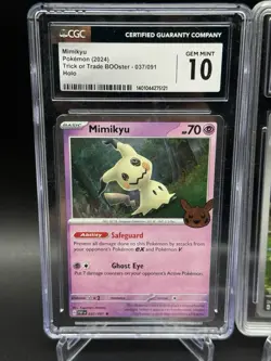 (5) Pokemon Slab Lot CGC 10 CGC 9.5 Mimikyu Palafin Scovillian Illustration Rare - Image 3