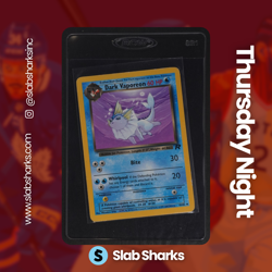 2000 POKEMON TEAM ROCKET #45/82 DARK VAPOREON NON HOLO RARE - Image 1