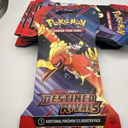 Destined Rivals Sleeved Booster Pack Lot of 6 Pokemon TCG Sealed - Image 3