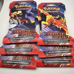 Destined Rivals Sleeved Booster Pack Lot of 6 Pokemon TCG Sealed - Image 5