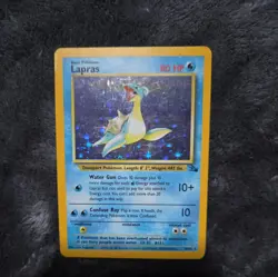 Pokemon Lapras 10/62 Fossil Holo First Edition - Image 1