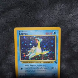 Pokemon Lapras 10/62 Fossil Holo First Edition - Image 2