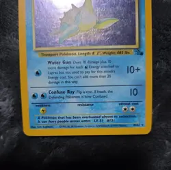 Pokemon Lapras 10/62 Fossil Holo First Edition - Image 3