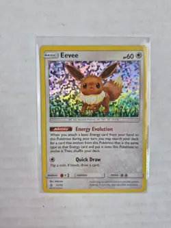 Eevee - 11/12 - McDonald's Promo 2018 Pokemon McDonald's Promo Confetti Holo LP - Image 1