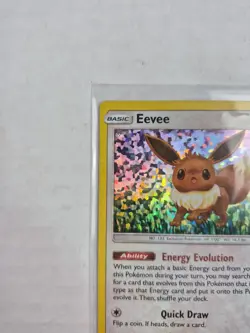 Eevee - 11/12 - McDonald's Promo 2018 Pokemon McDonald's Promo Confetti Holo LP - Image 2