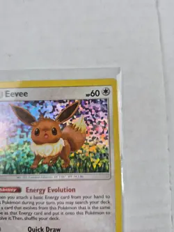 Eevee - 11/12 - McDonald's Promo 2018 Pokemon McDonald's Promo Confetti Holo LP - Image 3